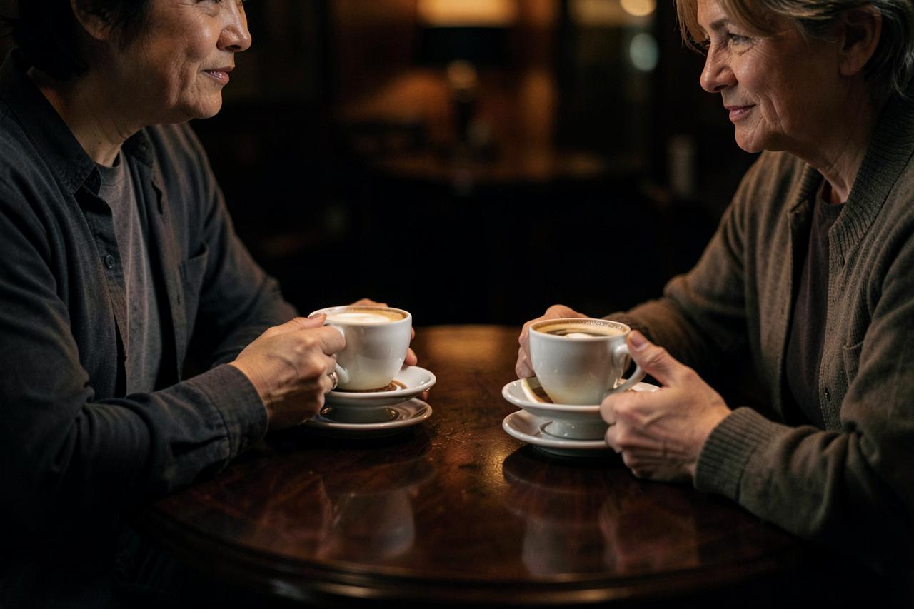 Uma boa conversa começa com uma boa xícara de café