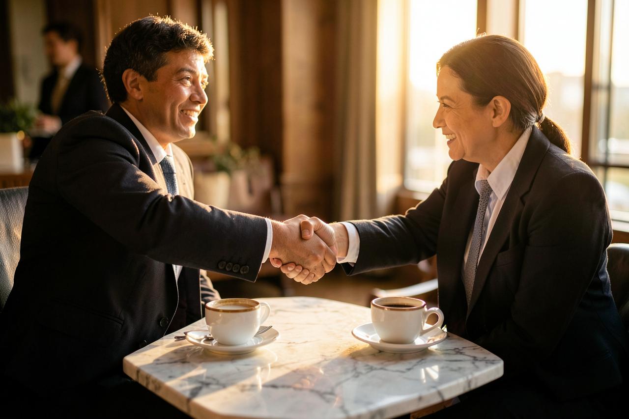 Networking não começa com um cartão de visita. Começa com uma conversa.